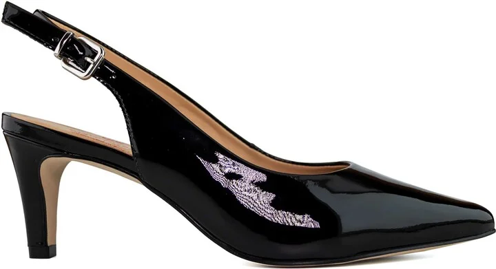 Juliana Patent Leather Slingback Pump - Image 4