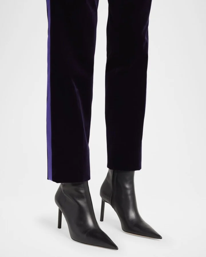 Julianne T Detail Soft Calf Leather Booties - Image 9