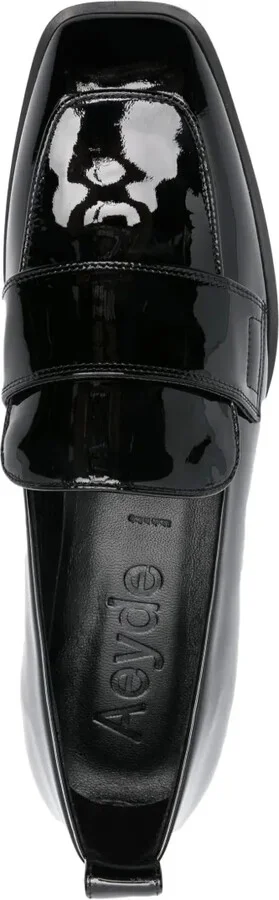 Julie 30mm patent leather loafers - Image 4
