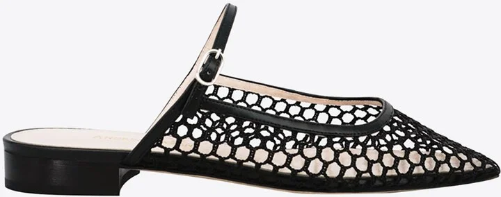 Julie Net Flat Mules