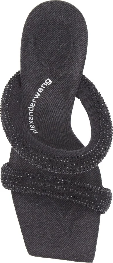 Julie Tubular Crystal Embellished Slide Sandal - Image 5