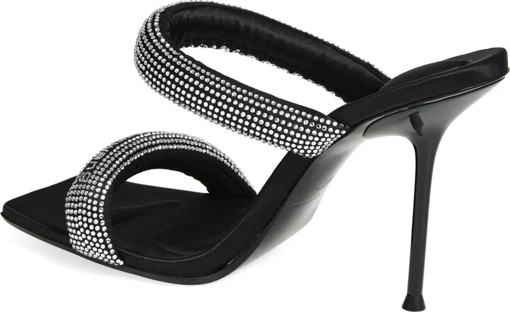 Julie Tubular Crystal Embellished Slide Sandal - Image 2