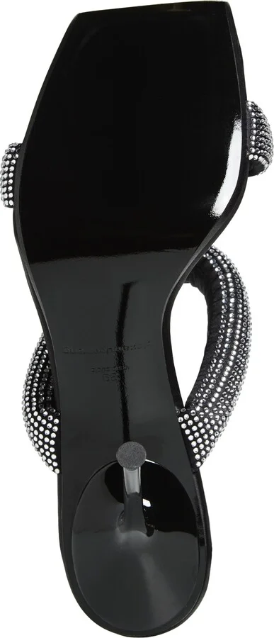 Julie Tubular Crystal Embellished Slide Sandal - Image 6