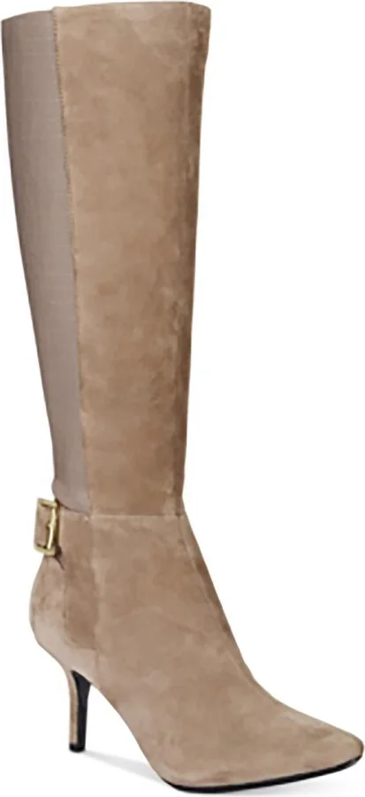 Julietta Womens Solid Suede Knee-High Boots