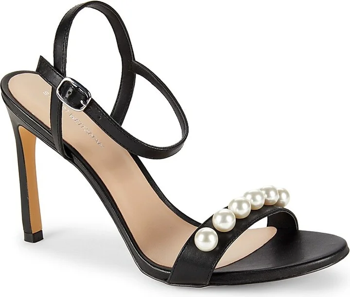 Juliette 75MM Embellished Leather Sandals - Image 2
