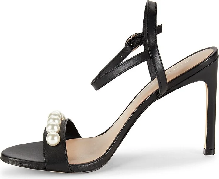 Juliette 75MM Embellished Leather Sandals - Image 4