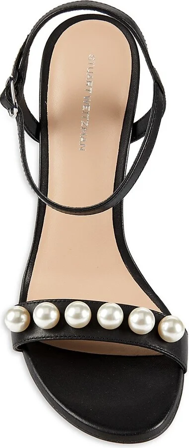 Juliette 75MM Embellished Leather Sandals - Image 5