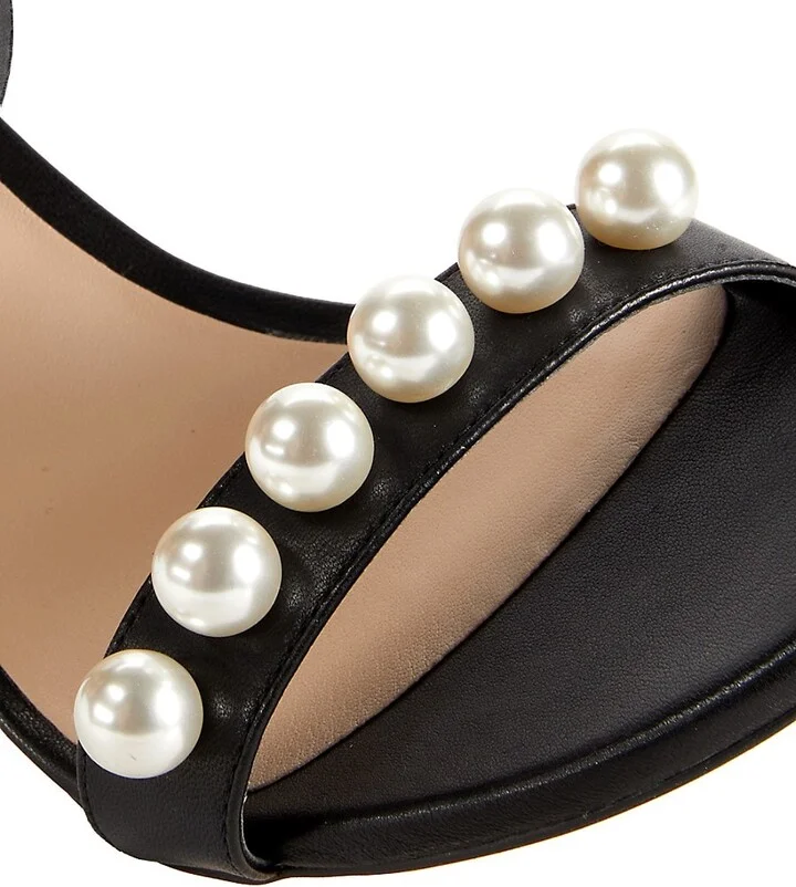 Juliette 75MM Embellished Leather Sandals - Image 6