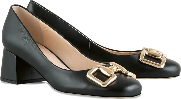 Juliette block-heeled buckle pumps - Image 2