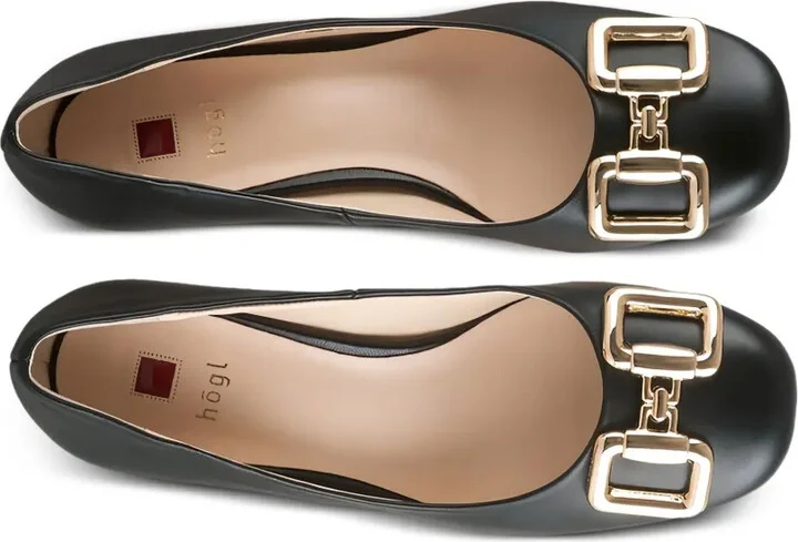 Juliette block-heeled buckle pumps - Image 4