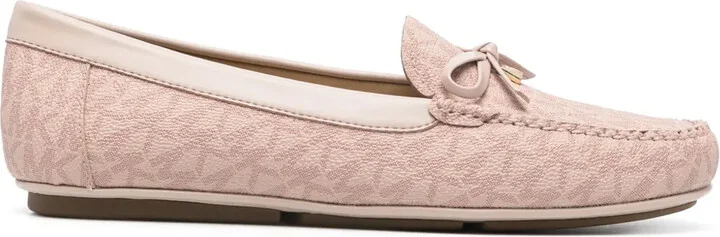 Juliette logo-print loafers