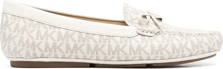 Juliette monogram-jacquard moccasins
