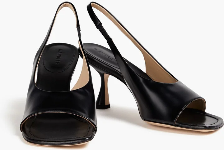 Julio leather slingback sandals - Image 2