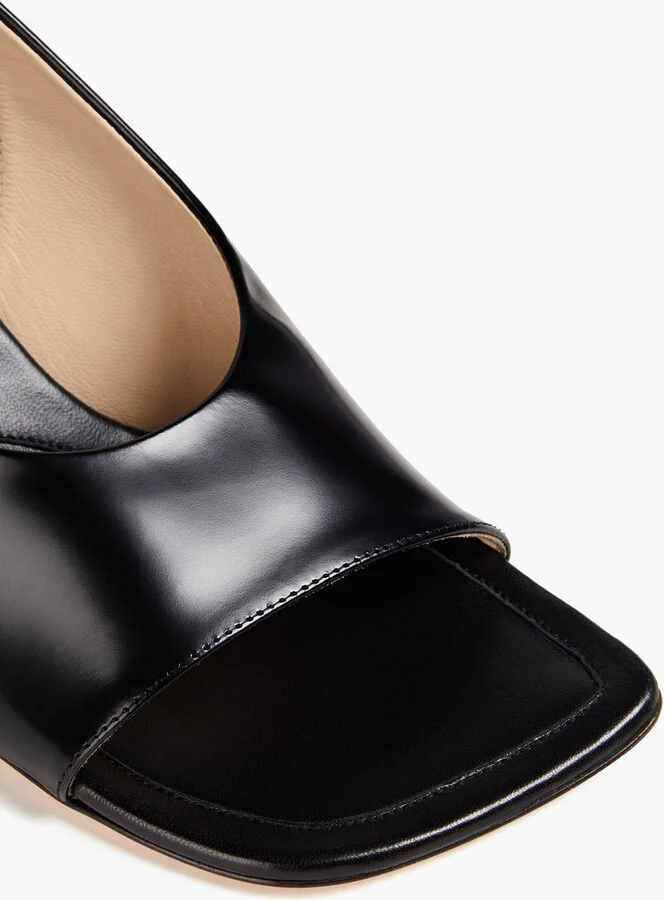 Julio leather slingback sandals - Image 4