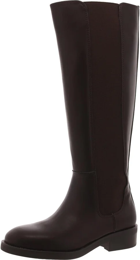 Julip Womens Tall Faux Leather Knee-High Boots