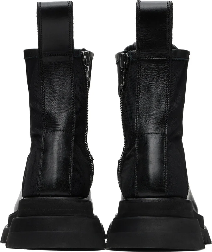 Julius Black Double-Sole Combat Boots - Image 2