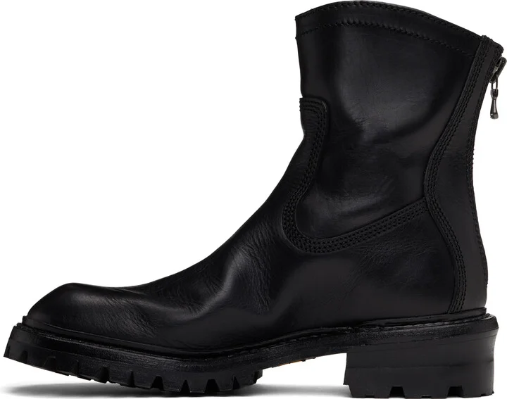 Julius Black Engineer Boots - Image 3