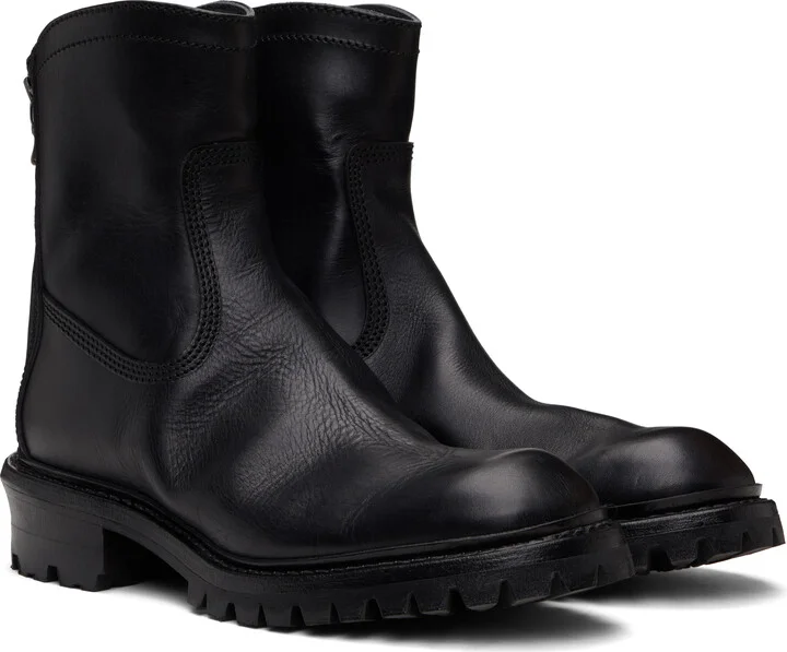Julius Black Engineer Boots - Image 4