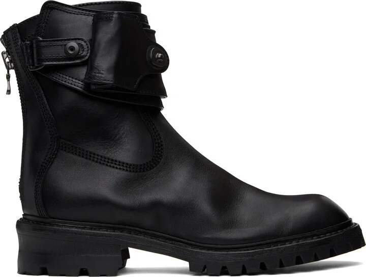 Julius Black Holster Boots