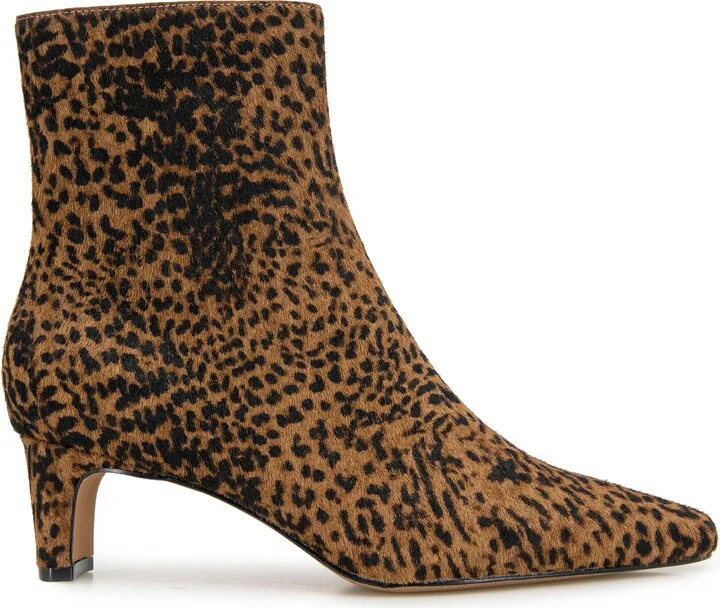July Pointed Toe Genuine Calf Hair Bootie - Image 3