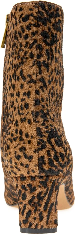July Pointed Toe Genuine Calf Hair Bootie - Image 7
