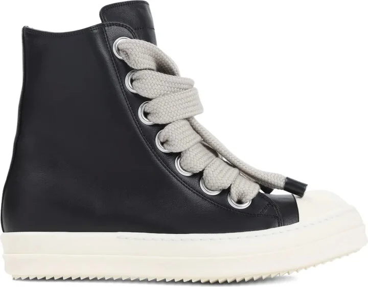 Jumbolace leather high-top sneakers