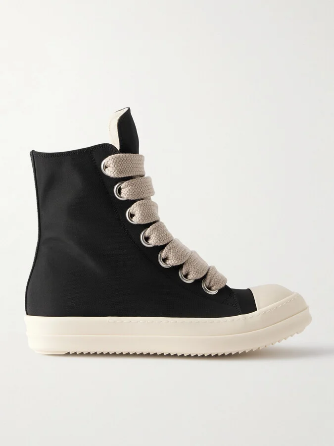 Jumbolace Nylon-Canvas High-Top Sneakers