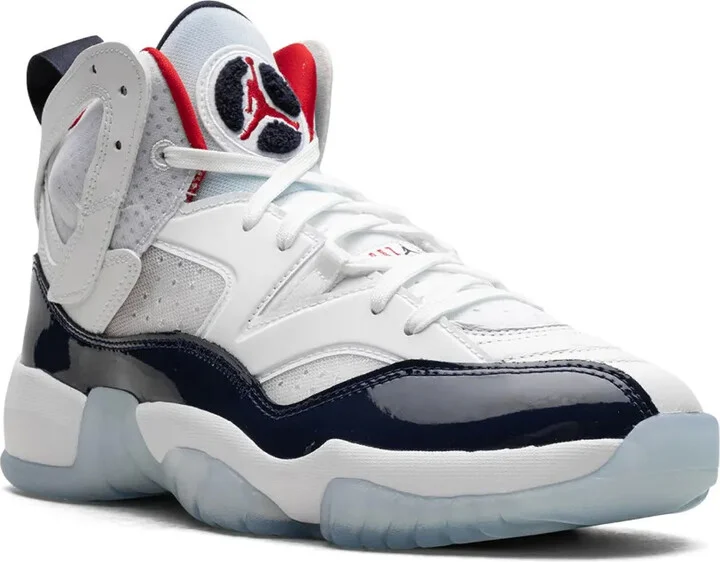 Jumpman Two Trey "White/Navy/University Red" sneakers - Image 2