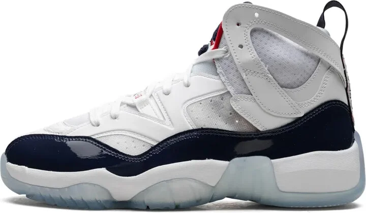 Jumpman Two Trey "White/Navy/University Red" sneakers - Image 5