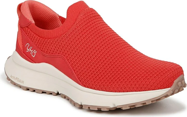 Jumpstart Womens Knit Arch Support Slip-On Sneakers