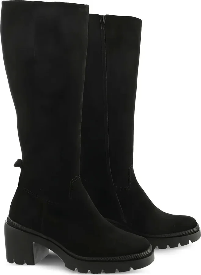 Juna chunky-heeled knee-high boots - Image 2