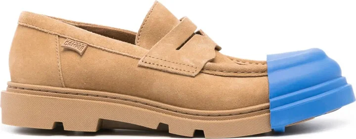 Junction contrast-toecap loafers