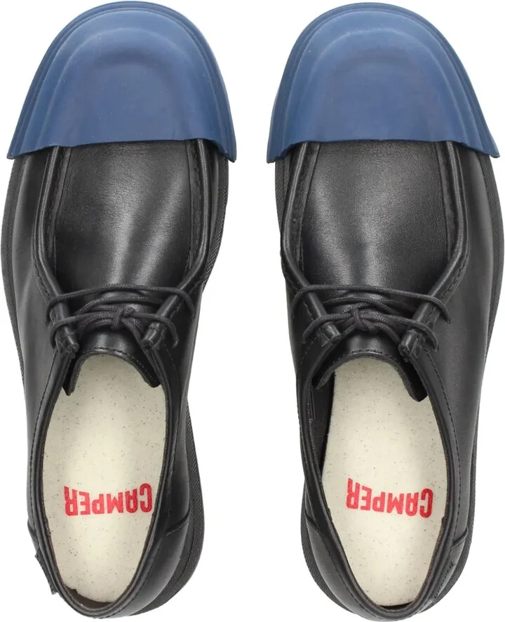 Junction leather rubber-toe cap shoes - Image 3