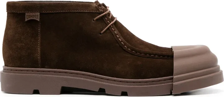 Junction panelled lace-up shoes