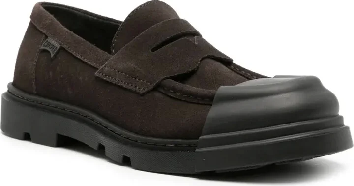 Junction removable-toecap suede loafers - Image 2