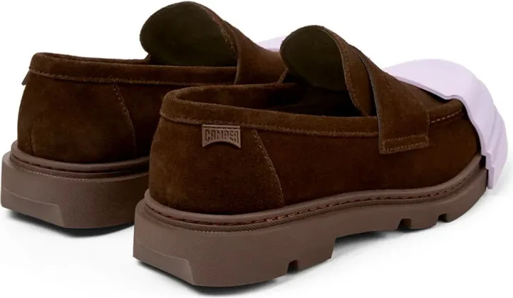 Junction removable-toecap suede loafers - Image 3