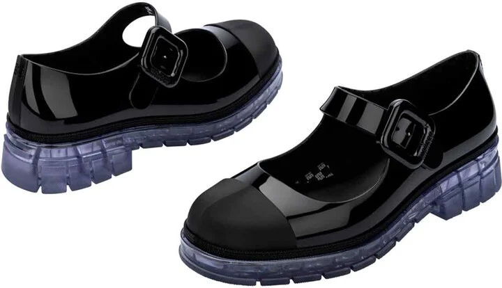 June Buckle Sandal - Black - Image 4