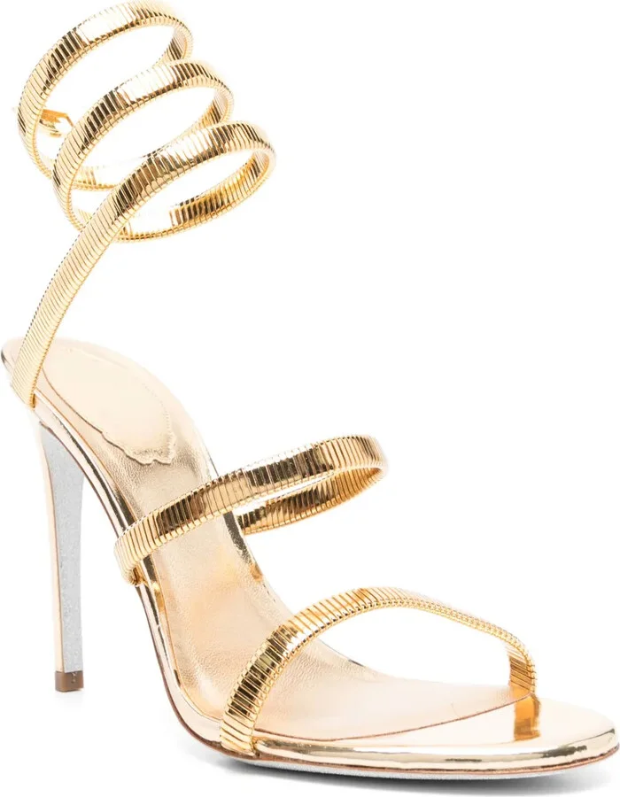 Juniper 80mm metallic-leather sandals - Image 2