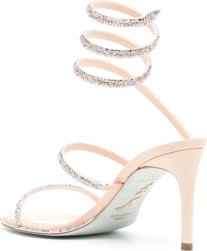 Juniper 90mm leather sandals - Image 3