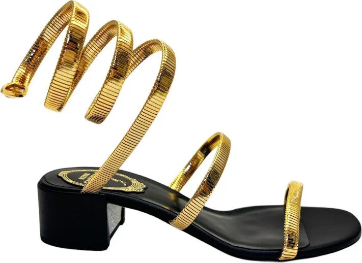 Juniper Metal Gold Sandal 40