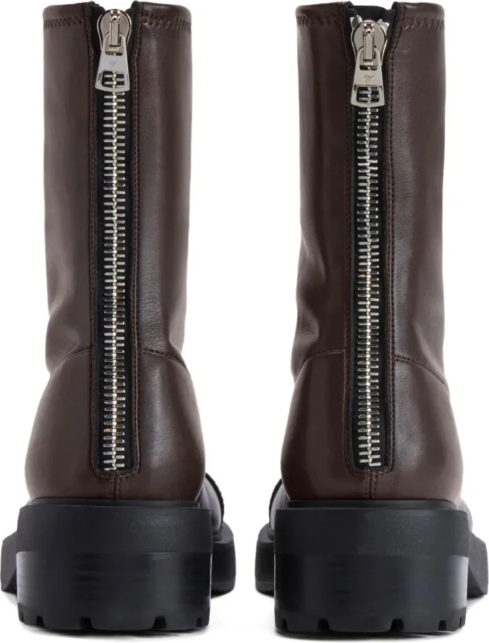 Junney zip-detail ankle boots - Image 2