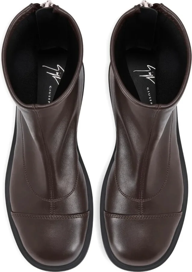 Junney zip-detail ankle boots - Image 3