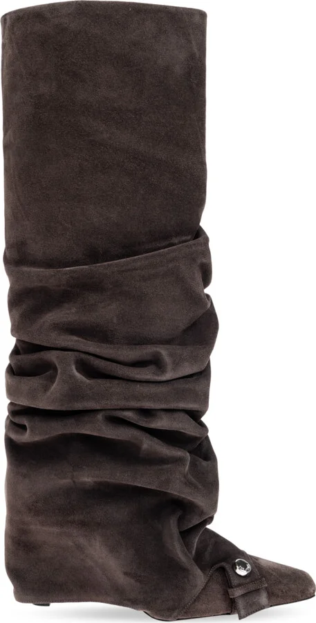 Juno Knee-high Boots, , - Brown