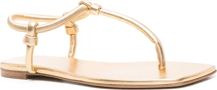 Juno thong leather sandals - Image 2