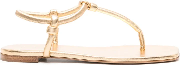 Juno thong leather sandals