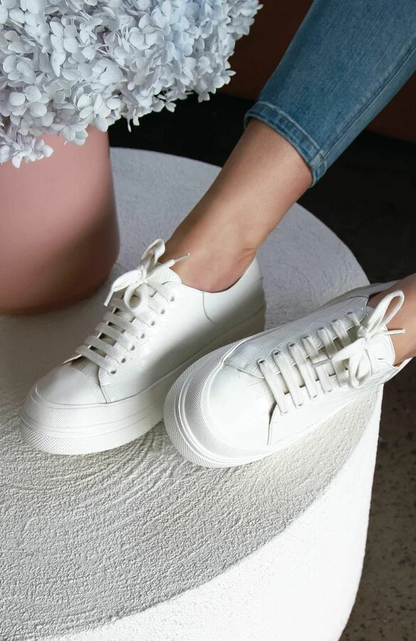 Just A Dream Croc Leather Sneaker - Image 5