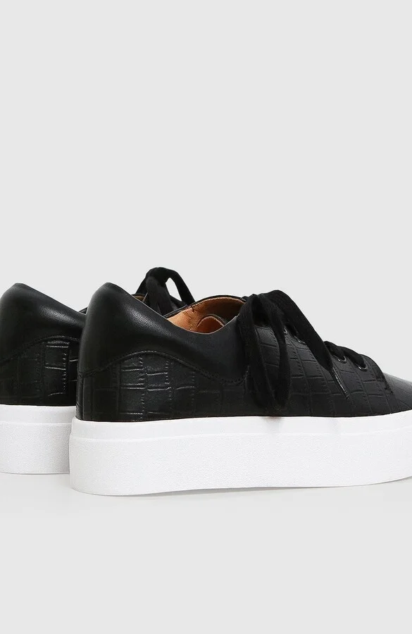 Just A Dream Croc Leather Sneaker - Image 9