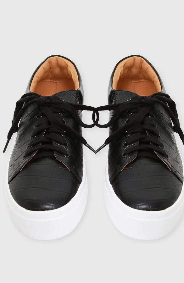 Just A Dream Croc Leather Sneaker - Image 10