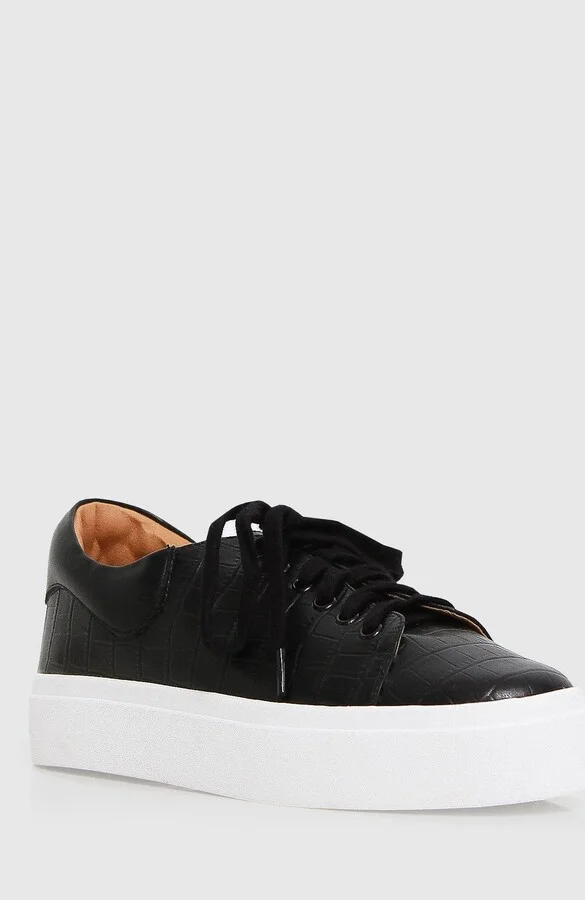 Just A Dream Croc Leather Sneaker - Image 11