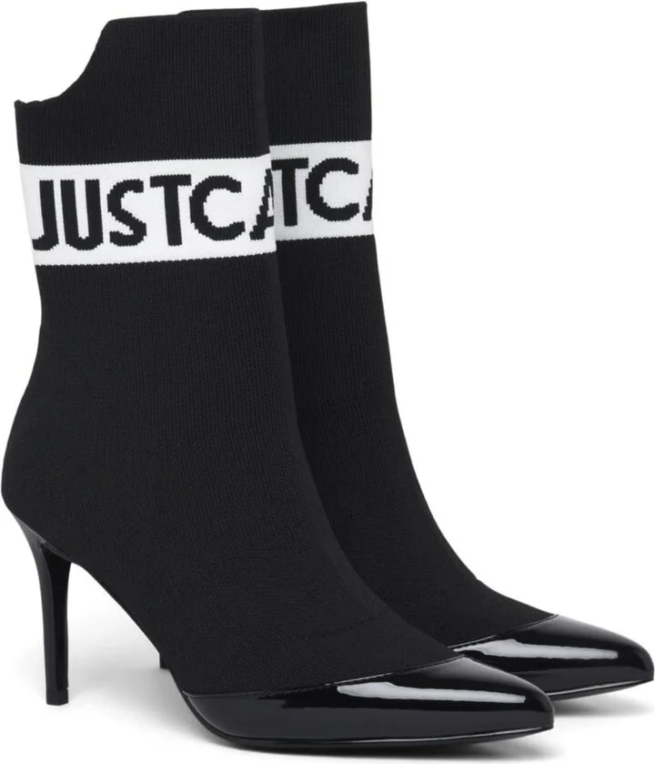 Just Cavalli Ankle Boots With Heels And Logo just Cavalli
